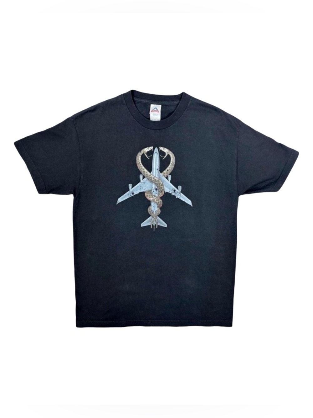 Vintage Y2K Alstyle Apparel & Activewear Snakes On A Plane Promo Tee - Large